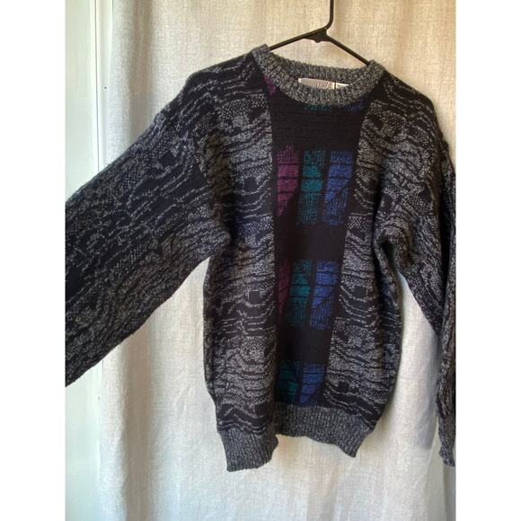 Vintage Method Sweater Size Medium Retro Style 90s - Picture 3 of 4